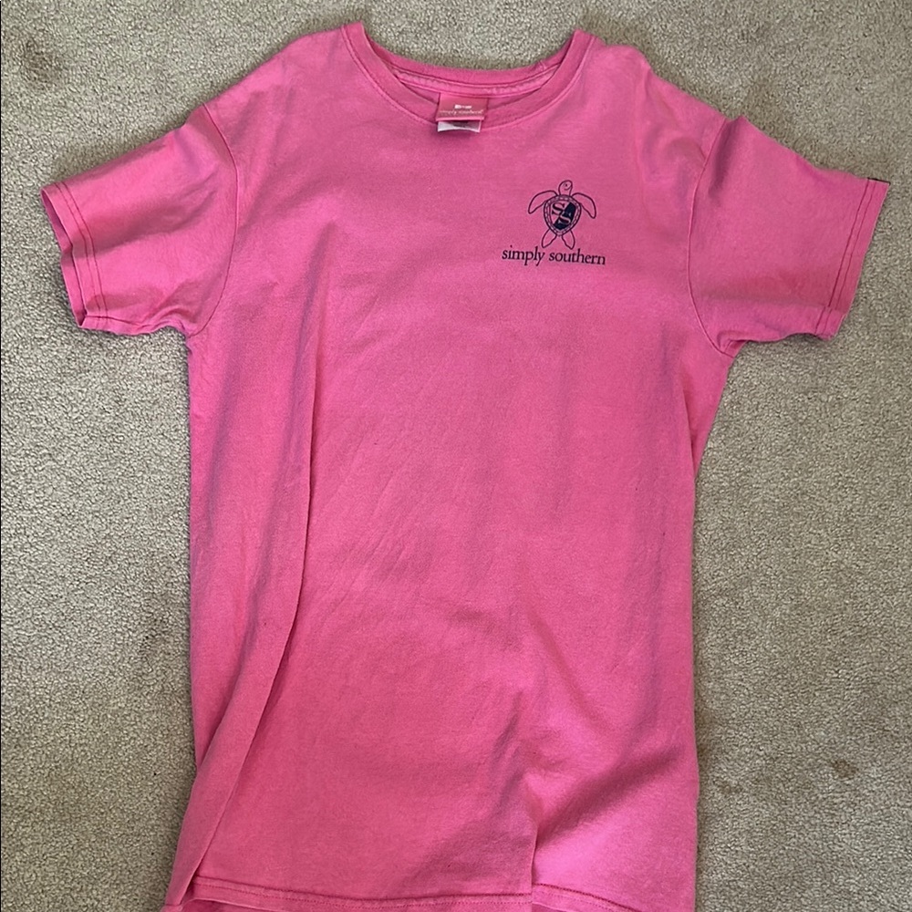 Simply Southern Pink Short Sleeve Tee